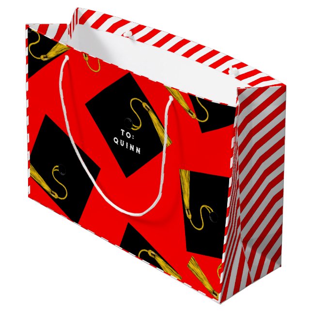 Sacola Para Presentes Grande Graduação Grande Saco de Presente (Verso inclinado)