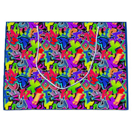 Sacola Para Presentes Grande Grafite