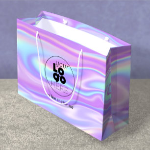 Sacola Para Presentes Grande Grande logotipo personalizado - Saco de compras de