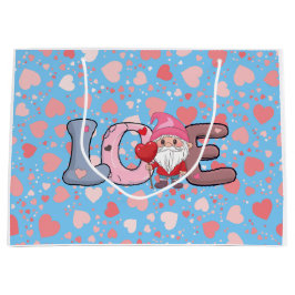 Sacola Para Presentes Grande Grande presente de dia de os namorados de Amor