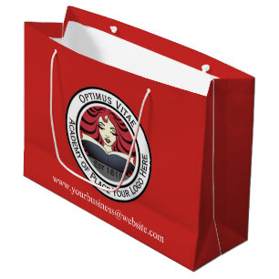 Sacola Para Presentes Grande Grande saco de compras feito sob encomenda com