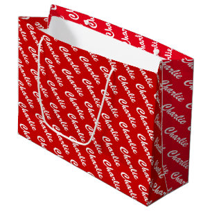 Sacola Para Presentes Grande Grande saco de presentes personalizado com impress