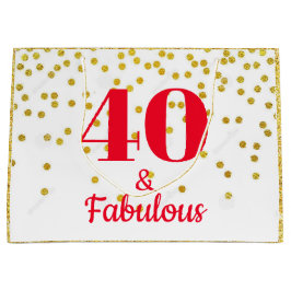 Sacola Para Presentes Grande Grande Saco do Presente - Marco Dourado