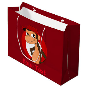 Sacola Para Presentes Grande Grande sacola de presente personalizado de desenho