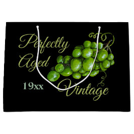 Sacola Para Presentes Grande Grãos Verdes Grande Saco de Presente