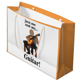 Sacola Para Presentes Grande Guitarist Playing Guitar Birthday