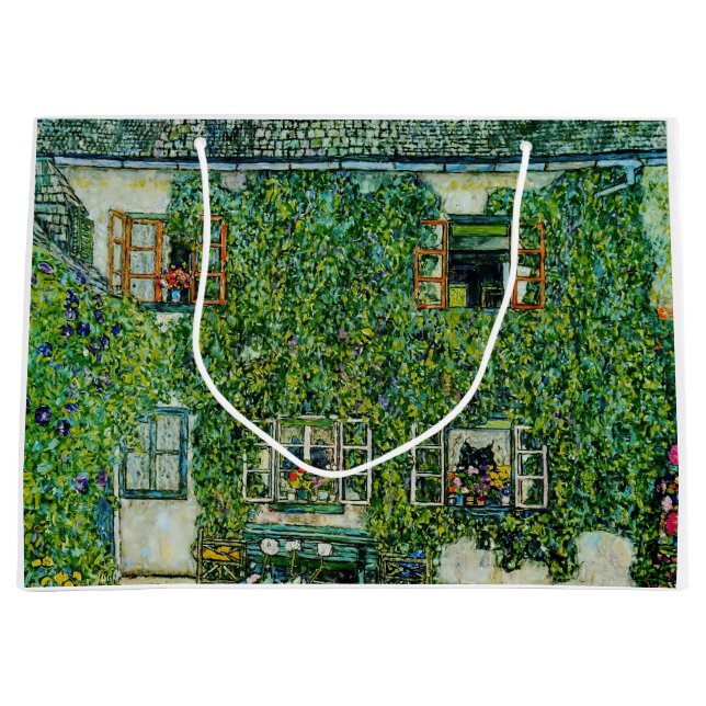 Sacola Para Presentes Grande Gustav Klimt - A Casa de Guardaboschi (Frente)