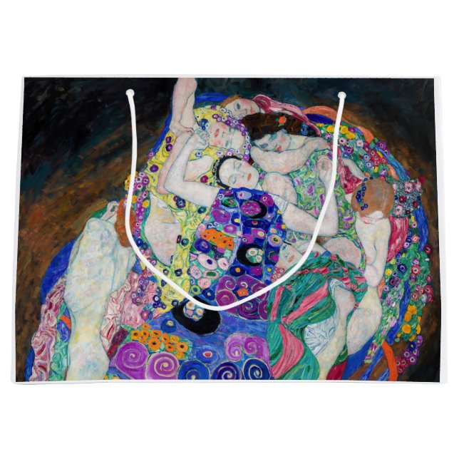 Sacola Para Presentes Grande Gustav Klimt - A Virgem (Frente)