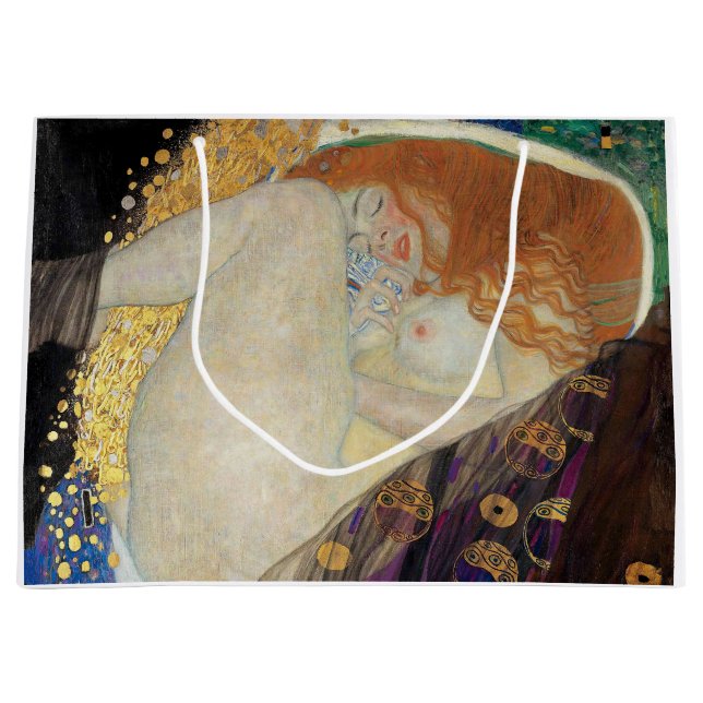 Sacola Para Presentes Grande Gustav Klimt - Danae (Frente)