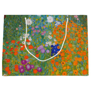 Sacola Para Presentes Grande Gustav Klimt - Jardim Flor
