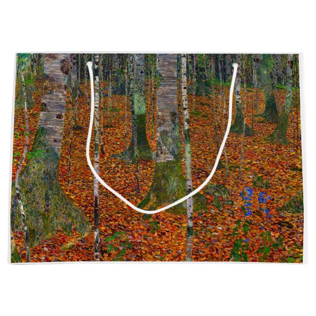 Sacola Para Presentes Grande Gustav Klimt - Madeira de Birch (Frente)
