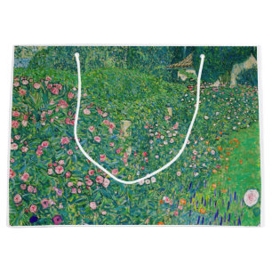 Sacola Para Presentes Grande Gustav Klimt - Paisagem do Jardim Italiano