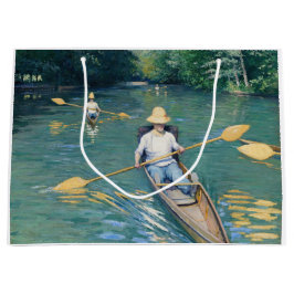 Sacola Para Presentes Grande Gustave Caillebotte - Skiffs nos Yerres