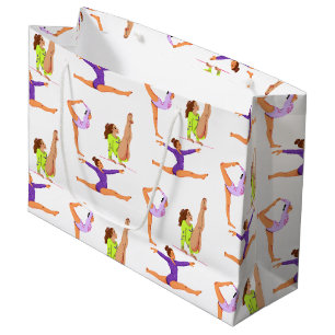 Sacola Para Presentes Grande Gymnase pula festa de aniversário de Cartãs Gif
