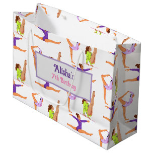 Sacola Para Presentes Grande Gymnase pula festa de aniversário de Cartãs Gif