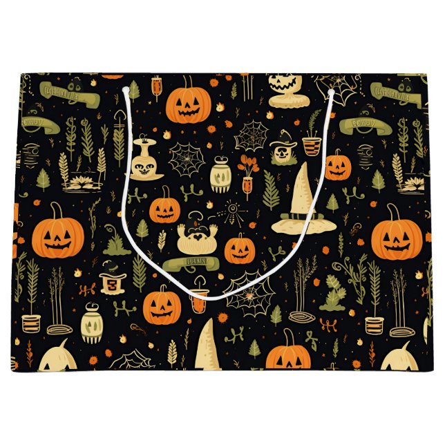 Sacola Para Presentes Grande Halloween (Frente)