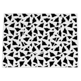 Sacola Para Presentes Grande Halloween Bats