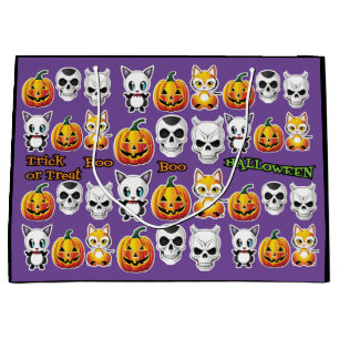 Sacola Para Presentes Grande Halloween Big Bag