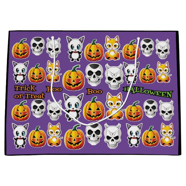 Sacola Para Presentes Grande Halloween Big Bag (Frente)