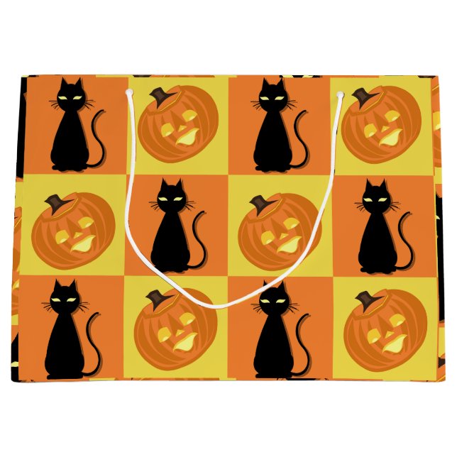 Sacola Para Presentes Grande Halloween gift bag (Frente)