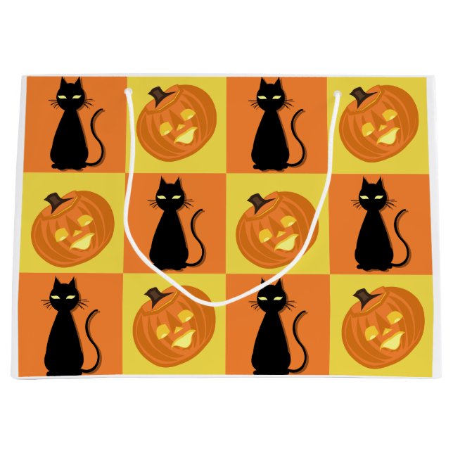 Sacola Para Presentes Grande Halloween gift bag (Frente)
