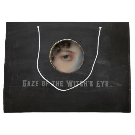 Sacola Para Presentes Grande Halloween Macabre Creepy Witch Eye