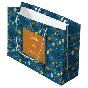 Sacola Para Presentes Grande Halloween Night Gift Bag