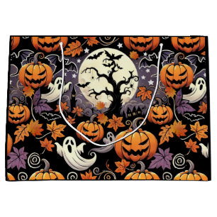 Sacola Para Presentes Grande Halloween/outono/outono
