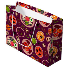 Sacola Para Presentes Grande Halloween Tea Party Gift Bag