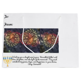 Sacola Para Presentes Grande Hanukkah