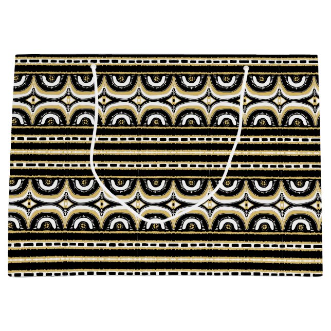 Sacola Para Presentes Grande Happy Kwanzaa (Frente)