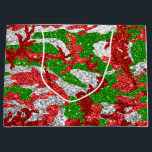 Sacola Para Presentes Grande Haus Do Padrão De Xmas De Prata De Camo<br><div class="desc">Veja o Haus do Camo Christmas Stocking Collections para as ideias mais radicais de presentes.</div>