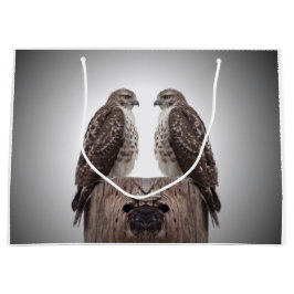 Sacola Para Presentes Grande Hawks em um posto