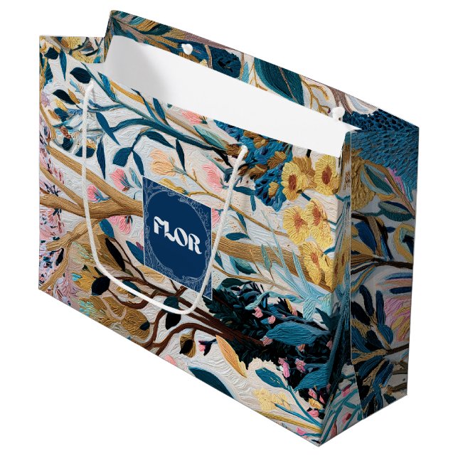 Sacola Para Presentes Grande Heaven Signature Florist Gift Bag (Frente inclinada)