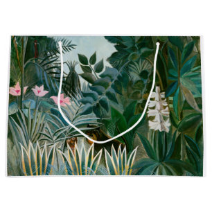 Sacola Para Presentes Grande Henri Rousseau - A Selva Equatorial