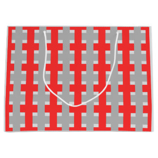 Sacola Para Presentes Grande Highland Red Signature Gift Bag