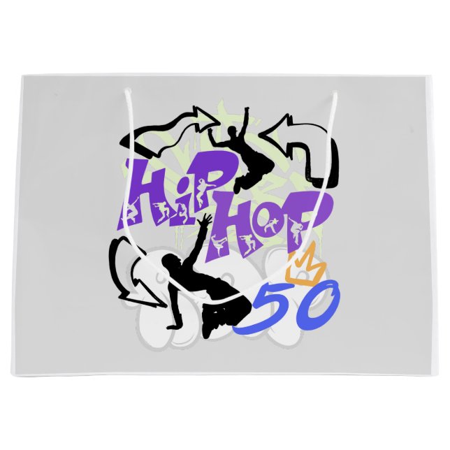 Sacola Para Presentes Grande Hip Hop 50.w (Frente)