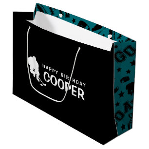 Sacola Para Presentes Grande Hockey Birthday Gift Bag
