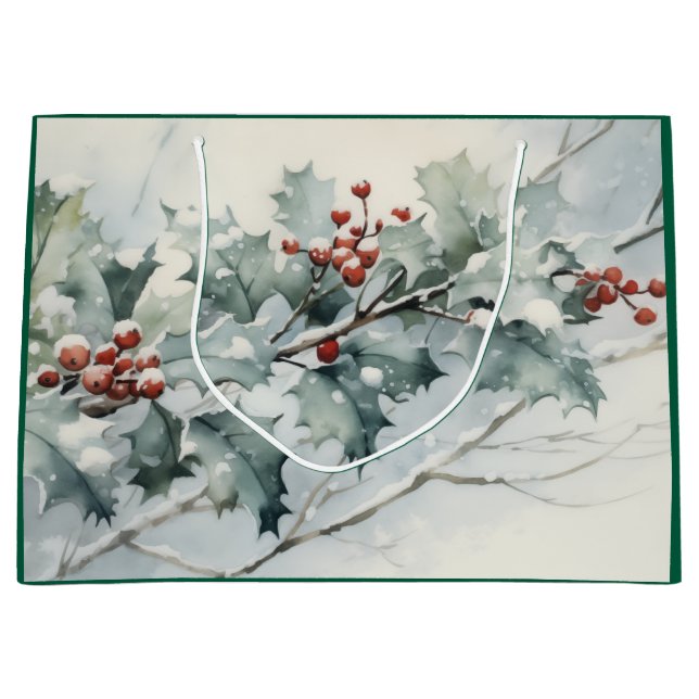 Sacola Para Presentes Grande Holly (Frente)