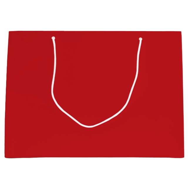 Sacola Para Presentes Grande Holly Berry Red (Frente)