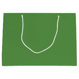 Sacola Para Presentes Grande Holly Leaf Medium Green