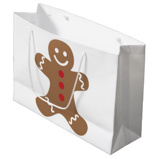 Sacola Para Presentes Grande Homem de Biscoito de Gengibre Crianças, Doces, Bis