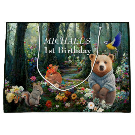 Sacola Para Presentes Grande Honey Bunny e Boo Bear