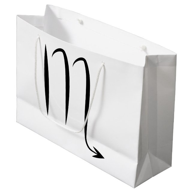 Sacola Para Presentes Grande horóscopo grego do zodíaco da astrologia do (Frente inclinada)