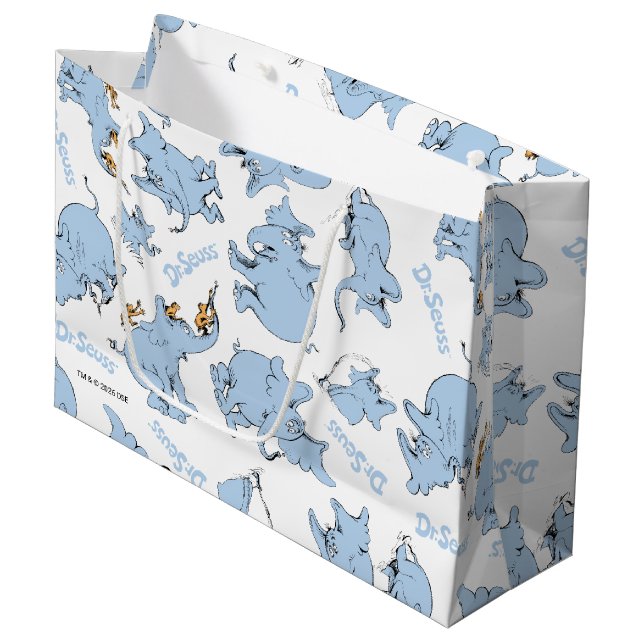 Sacola Para Presentes Grande Horton Hears A Who Monkey Pattern (Frente inclinada)