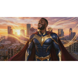 SACOLA PARA PRESENTES GRANDE HOUSTON - SUPERHERO