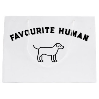 Sacola Para Presentes Grande Humano Favorito