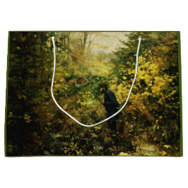 Sacola Para Presentes Grande Hunter in the Forest (por H.A. Brendekilde)