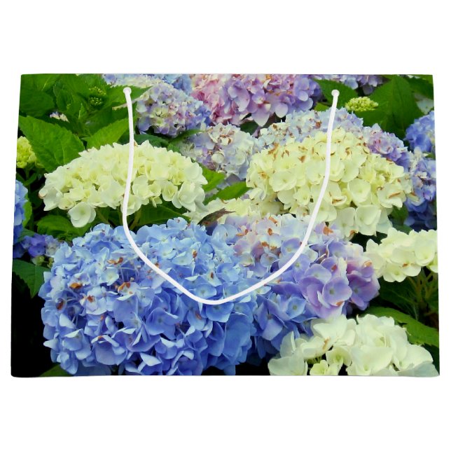 Sacola Para Presentes Grande Hydrangea Mix-GIFT BAG (Frente)