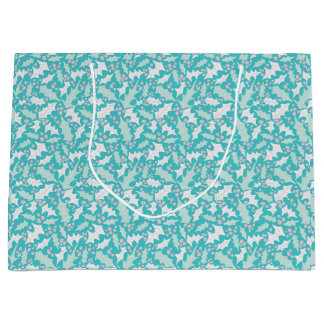 Sacola Para Presentes Grande Icy Holly Large Gift Bag